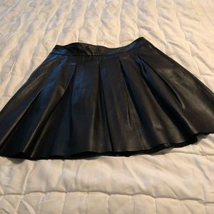 Banana Republic leather skirt